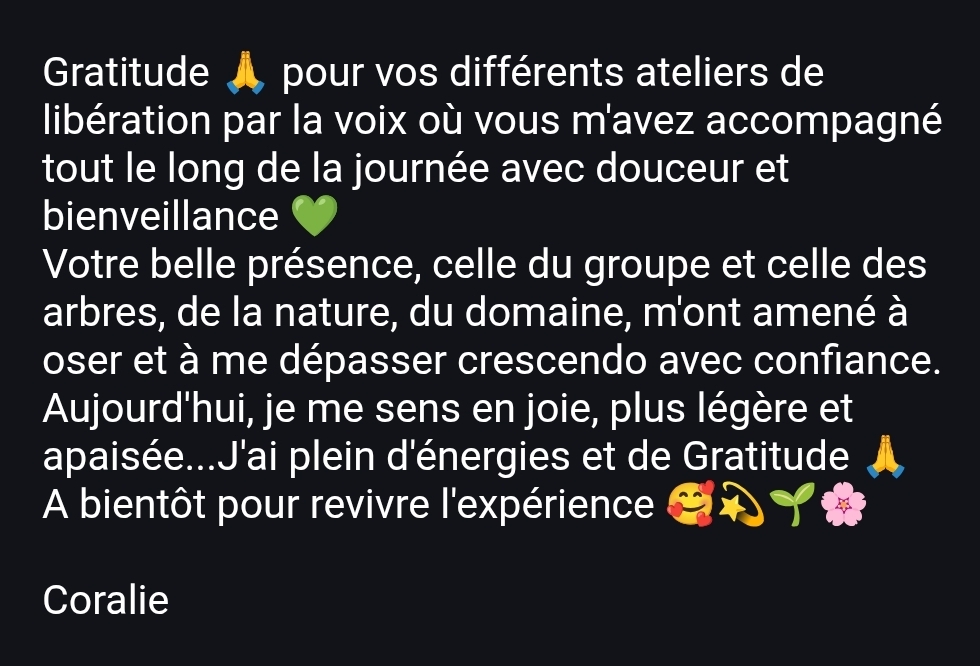 atelier voix libération chakra gorge intense enfin voix chant intuitif